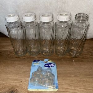 Evenflo Glass Baby Bottles 9oz